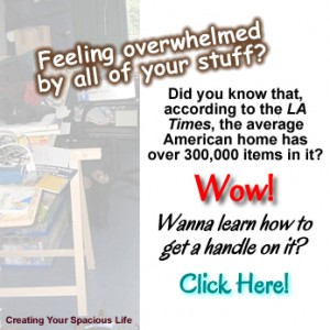Feeling overwhelmed by all of your stuff?