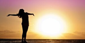 Happy Woman-Relief from Grief and Stress